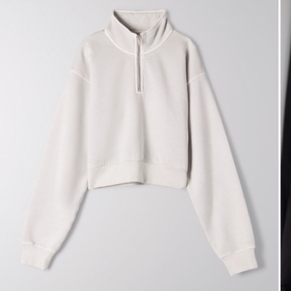 Aritzia TNA Warm-Up Crop Sweater